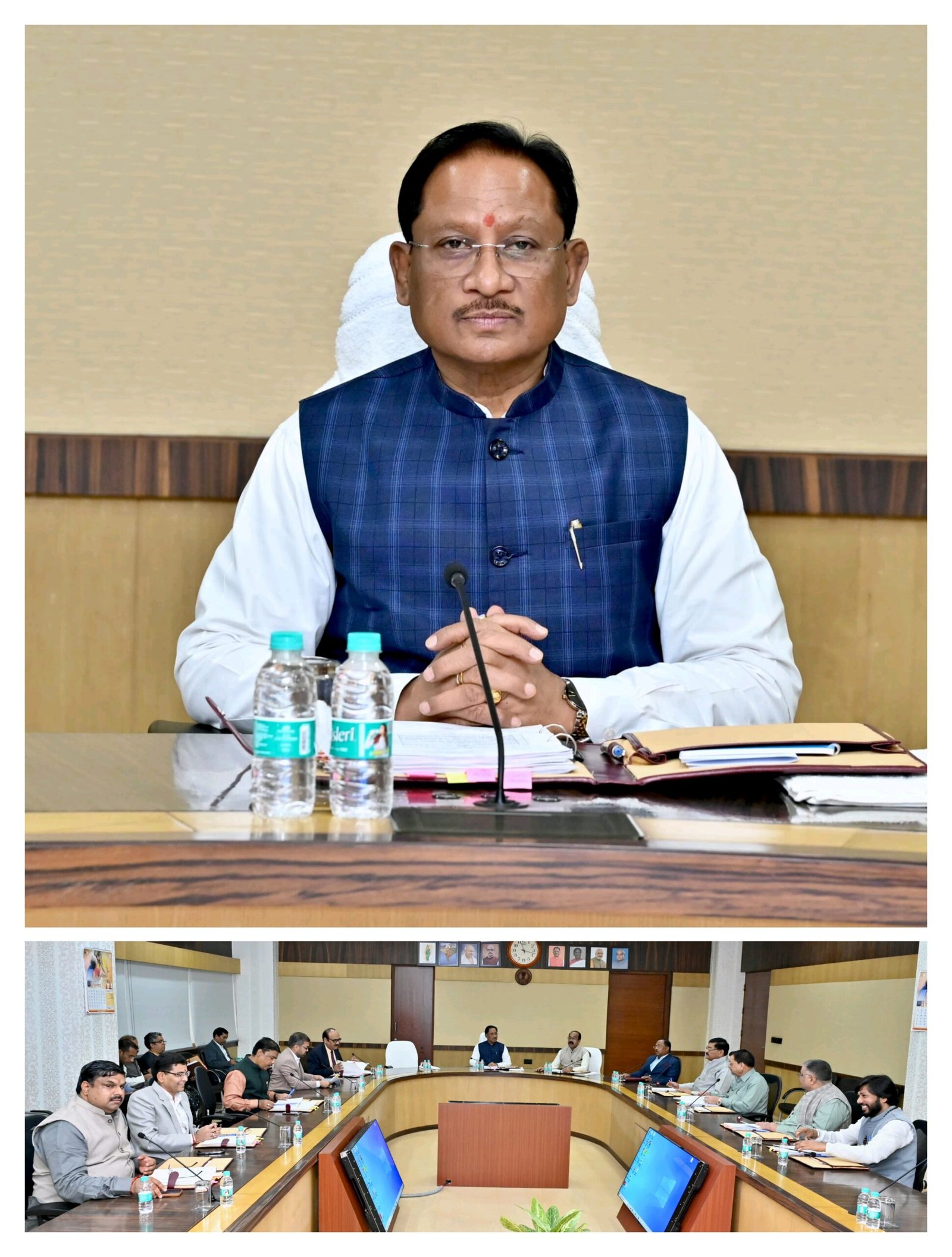 *मुख्यमंत्री श्री विष्णु देव साय की अध्यक्षता में आज यहां मंत्रालय महानदी भवन में आयोजित कैबिनेट की बैठक में राज्य के घरेलू विद्युत उपभोक्ताओं को बिजली बिल में रियायत देने के साथ ही अन्य महत्वपूर्ण निर्णय लिए गए*